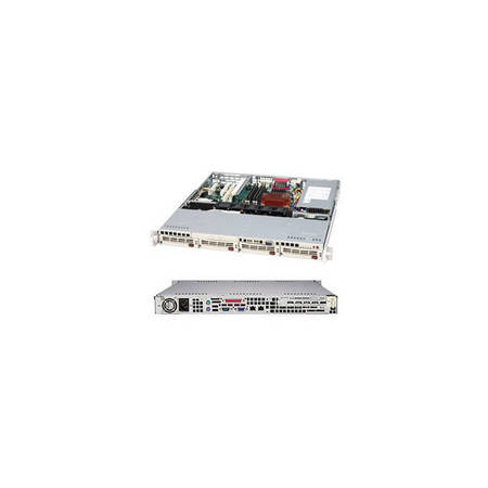 SUPERMICRO 520W 1U Rackmount Server Chassis (Black), CSE-813MTQ-520CB CSE-813MTQ-520CB